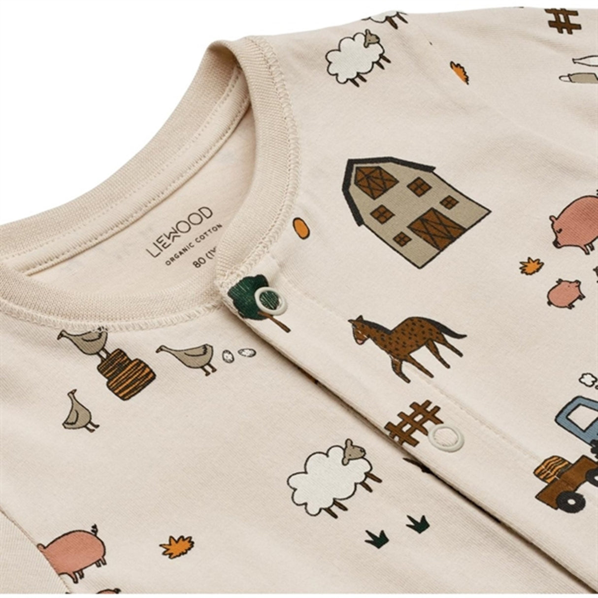 Liewood Birk Pyjamas Set Farm / Sandy 2