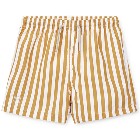 Liewood Duke Board Shorts Stripe Yellow Mellow/White 2