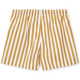 Liewood Duke Board Shorts Stripe Yellow Mellow/White 3