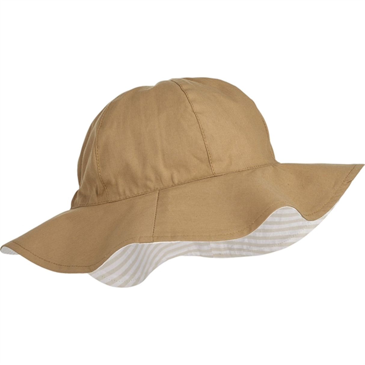 Liewood Amelia Sun hat Stripe Crisp White/Sandy 3