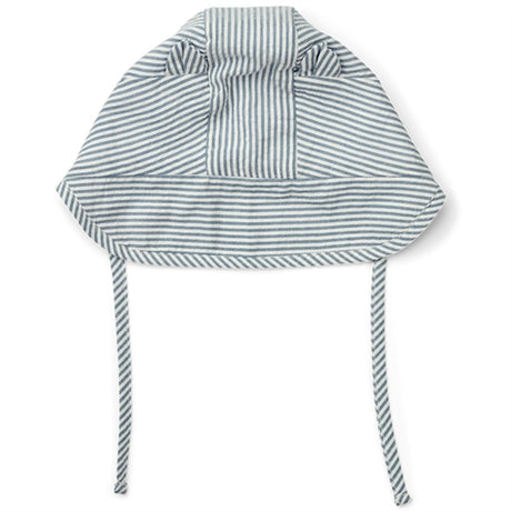 Liewood Rae Sun Hat Stripe Blue Wave/Creme De La Creme 2