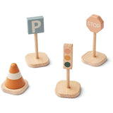 Liewood Village Traffic Signs 4-pack Mustard Multi Mix