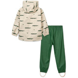 Liewood Moby Printed Rainwear Set Crocodile / Sandy 2