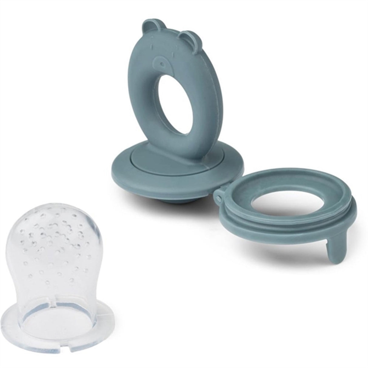 Liewood Miranda Food Feeder 2-Pack Whale Blue/Dove Blue