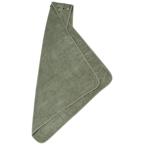 Liewood Augusta Hooded Towel Faune Green 2