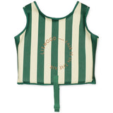 Liewood Dove Swim Vest Stripe Garden Green/Creme de la Creme 2