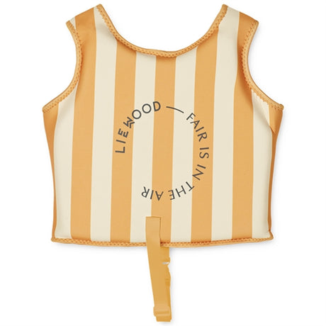 Liewood Dove Swim Vest Stripe Creme De La Creme/Yellow Mellow 2