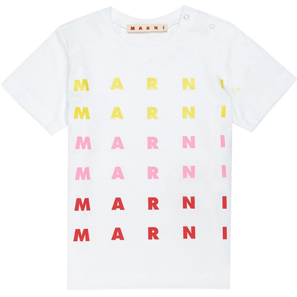 Marni White Logo T-shirt