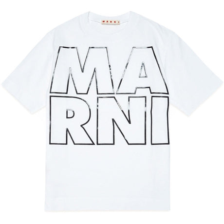 Marni White Logo T-shirt