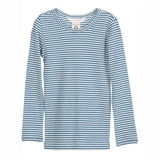 Serendipity Sky/Offwhite Slim Stripe Blouse