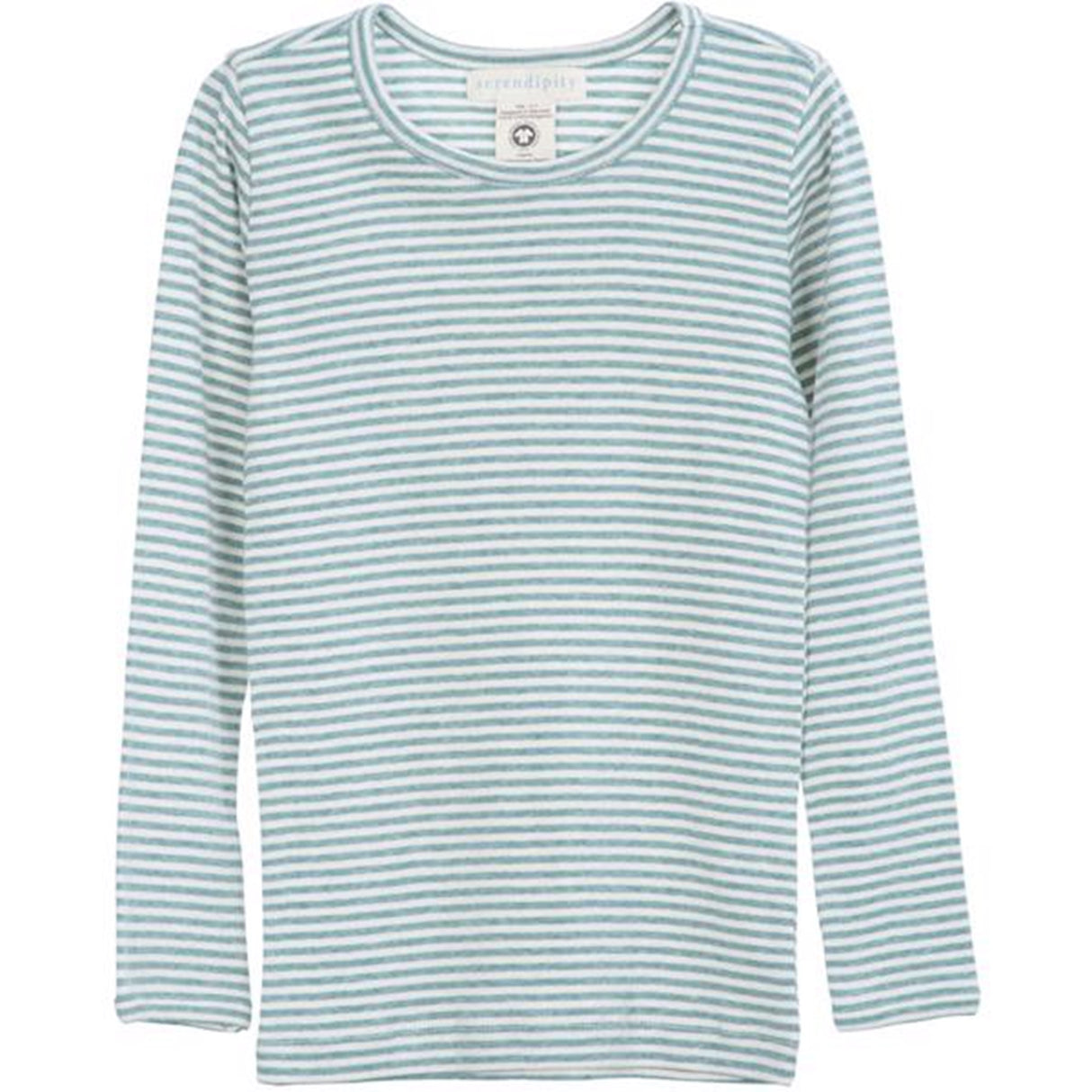 Serendipity Lake/Offwhite Slim Stripe Blouse