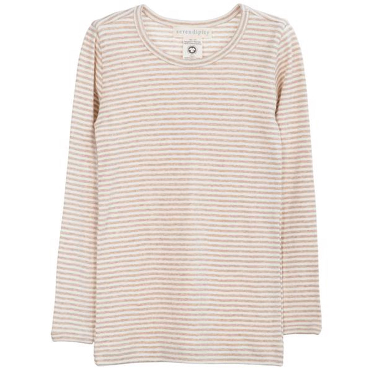 Serendipity Oat/Offwhite Slim Stripe Blouse