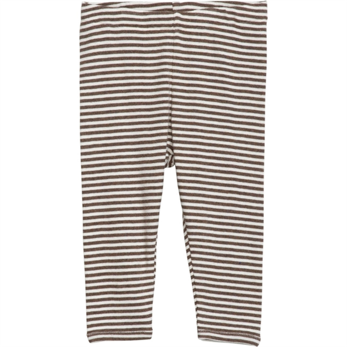 Serendipity Chestnut/Offwhite Baby Leggings Stripe