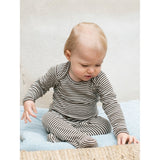 Serendipity Chestnut/Offwhite Baby Suit Stripe 2