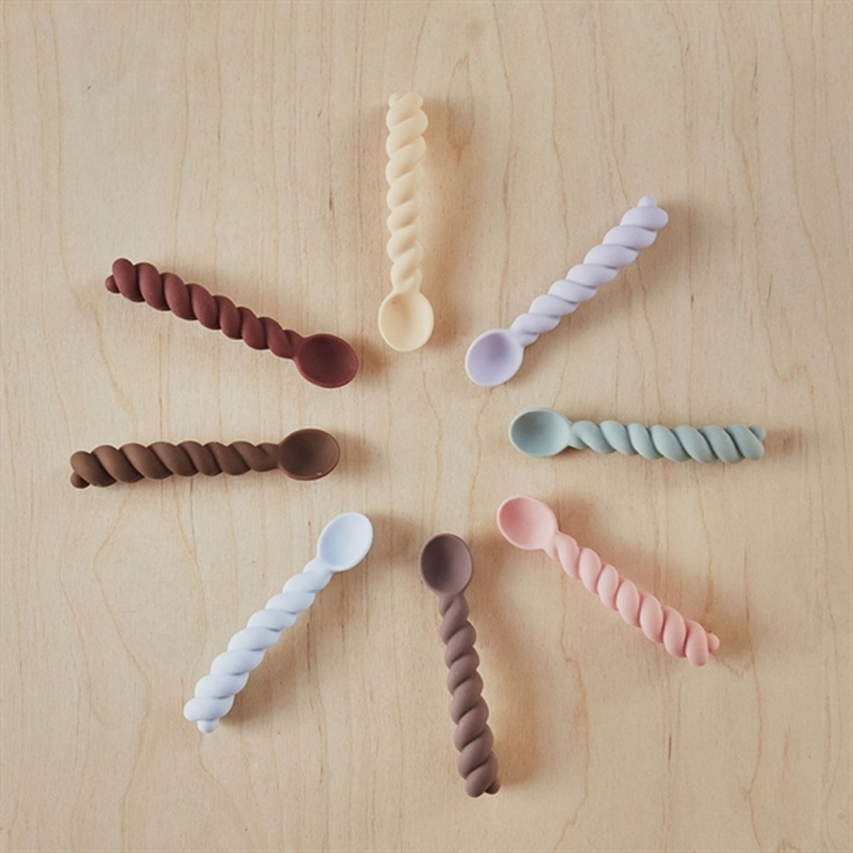 OYOY Mellow Spoon 3-pack Lavender/Vanilla/Light Rubber 2