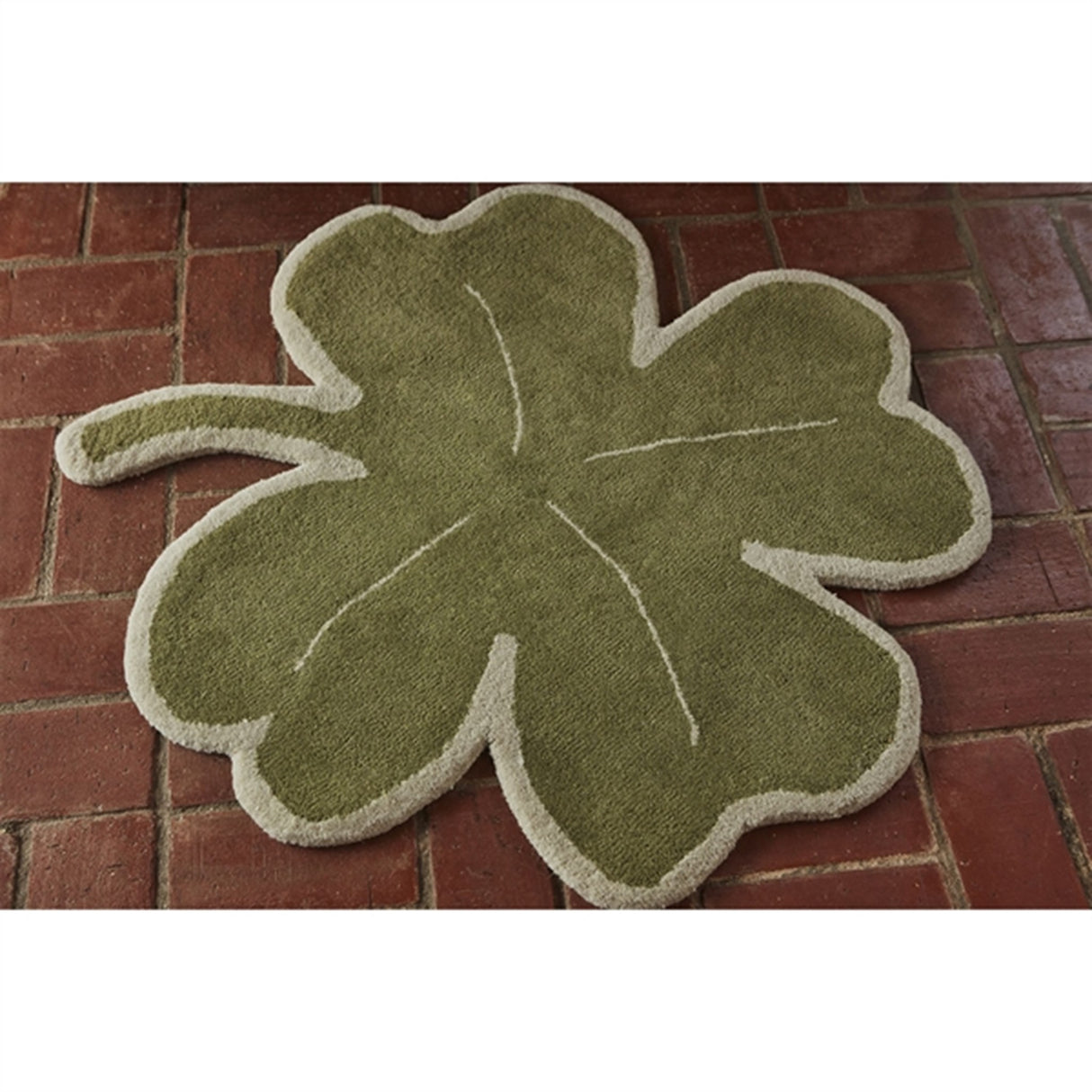 OYOY Lucky Clover Rug Green 2