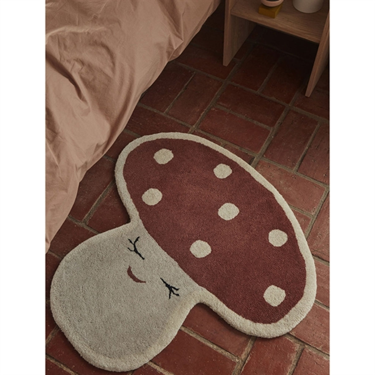 OYOY Malle Mushroom Rug red 3