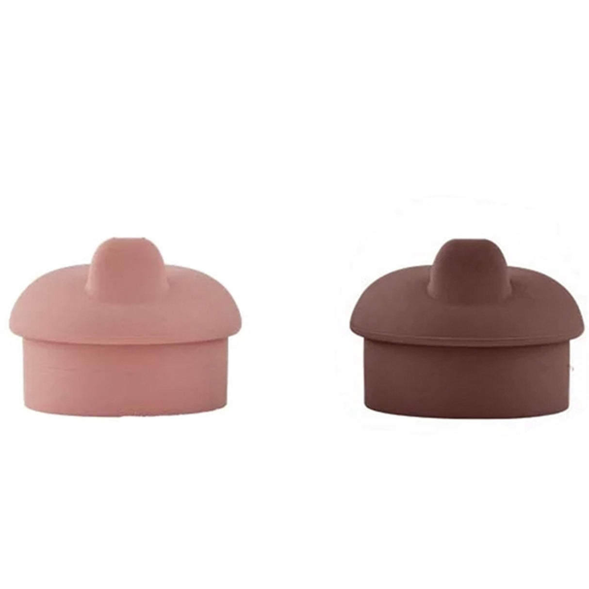 OYOY Kappu Lid 2-Pack Coral/Choko