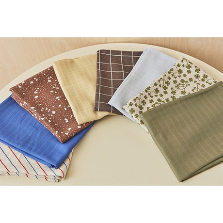 OYOY Muslin 2-pack Olive 2