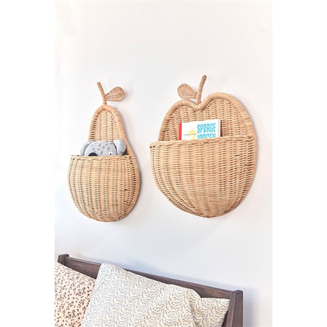 OYOY Pear Wall Basket 2