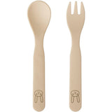 OYOY Yummy Cutlery 2-pack Beige