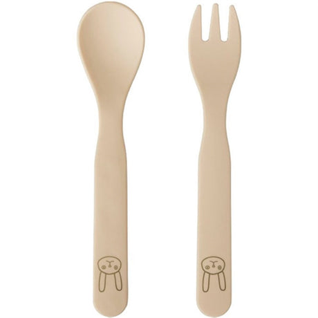 OYOY Yummy Cutlery 2-pack Beige