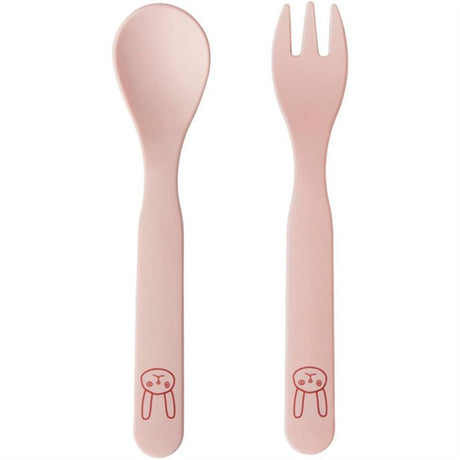 OYOY Yummy Cutlery 2-pack Rose