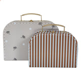 OYOY Mini Suitcase Elephant & Stripe