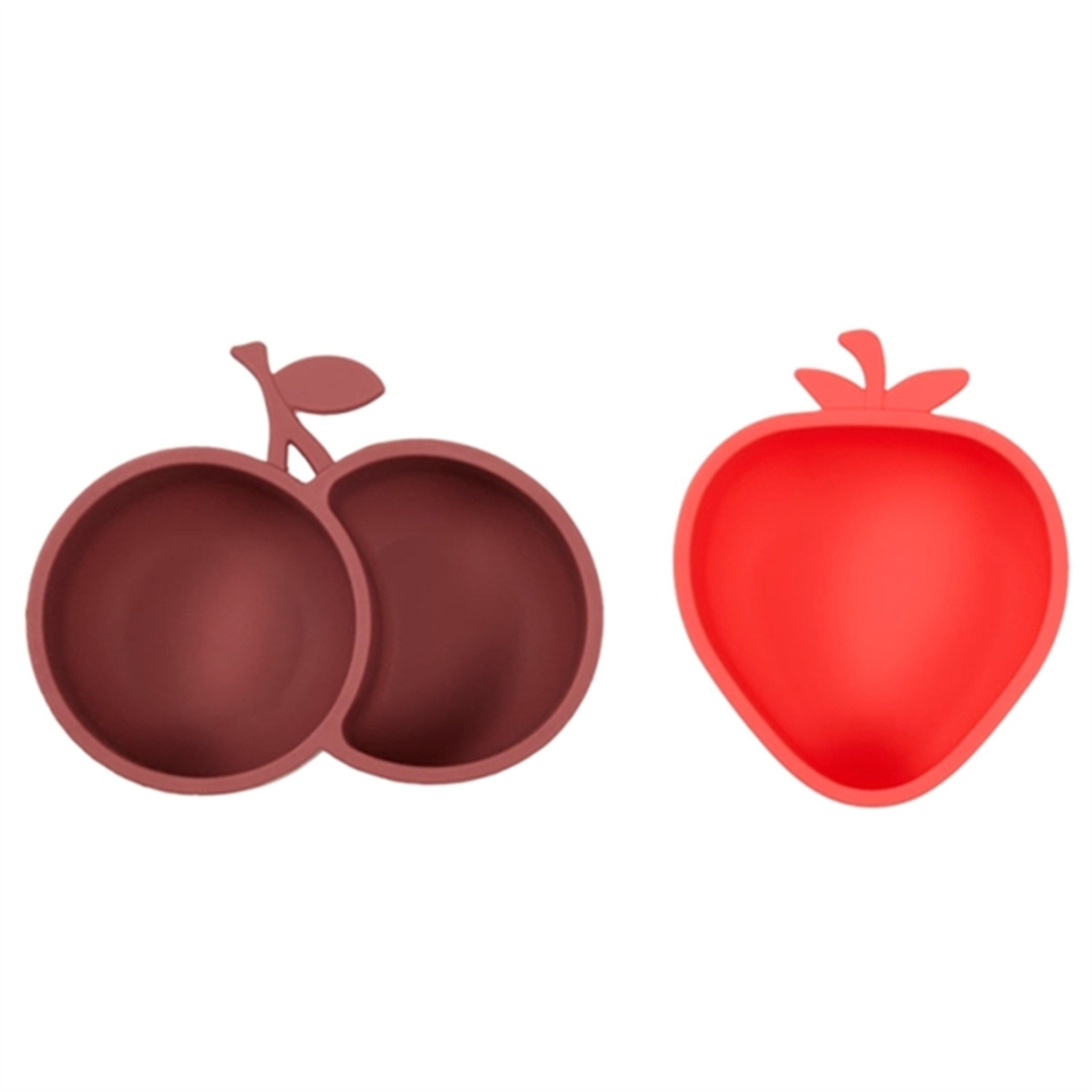 OYOY Yummy Snack Bowls Strawberry & Cherry Cherry Red/Nutmeg