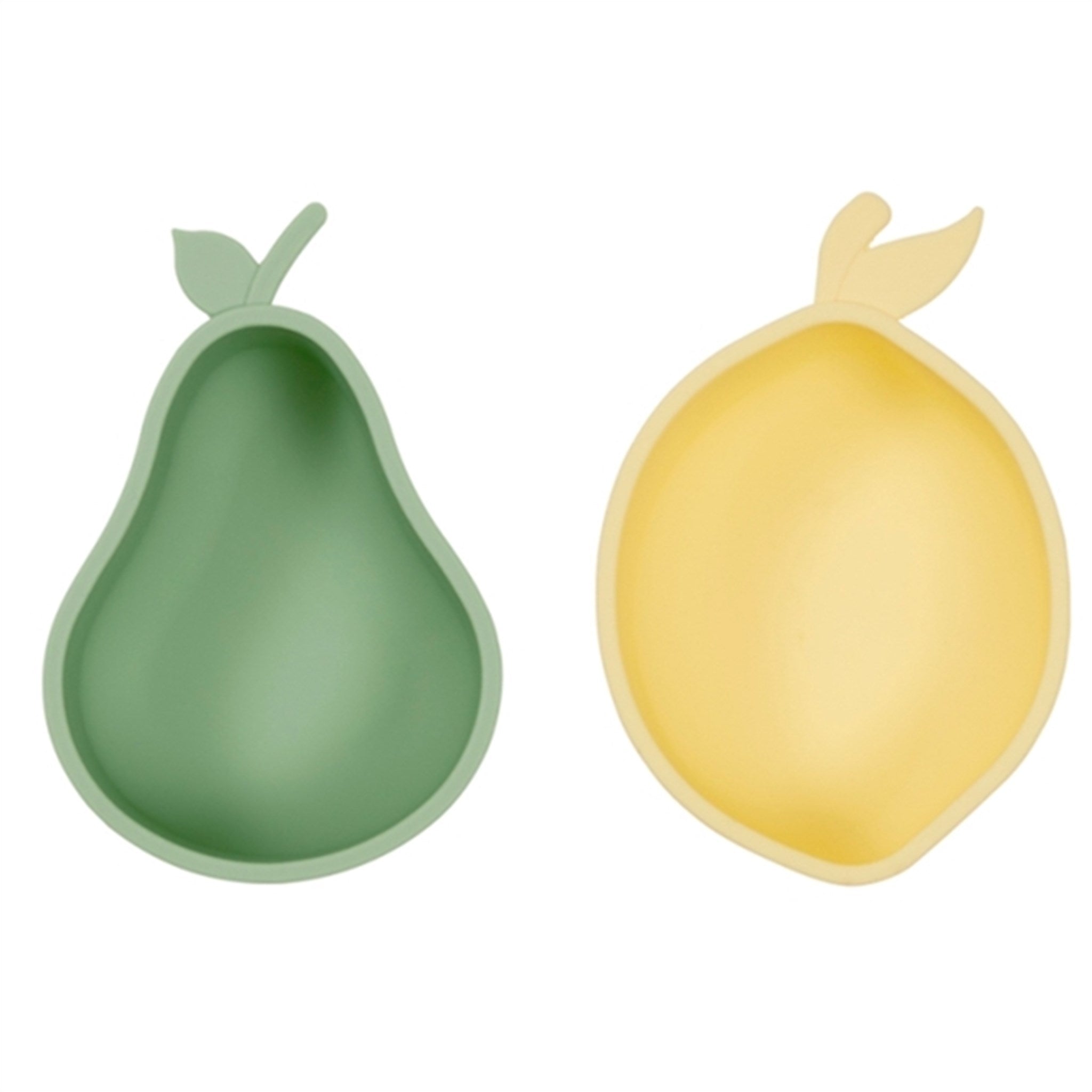 OYOY Yummy Snack Bowls Lemon & Pear Yellow/Green