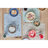 OYOY Placemat Theo Dino Pale Blue 3