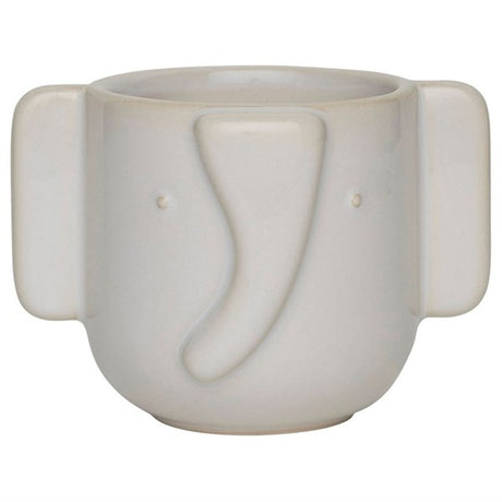 OYOY Elephant Pot Offwhite