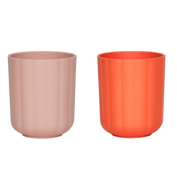 OYOY Pullo Cup 2-pack Rose / Apricot