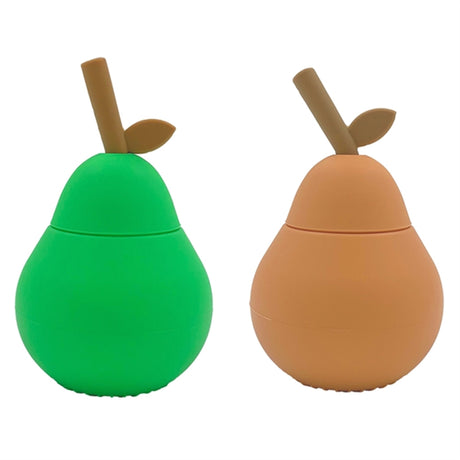 OYOY Mini Pear Cup Apricot / Bright Green