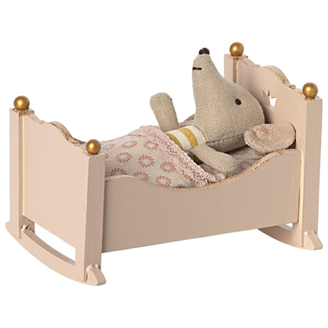 Maileg Cradle Baby Rose 2