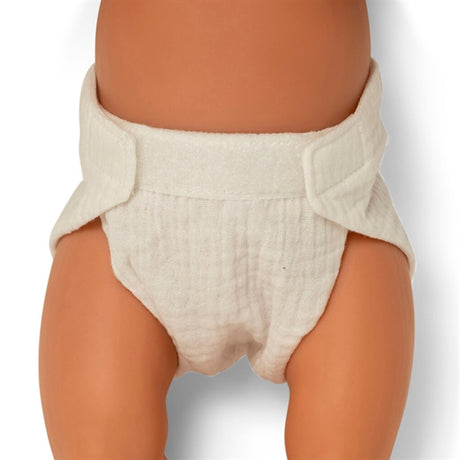 MaMaMeMo Doll Diapers White