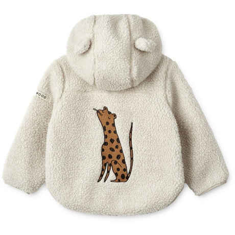 Liewood Leopard/Sandy Mara Pile Embroidery Jacket With Ears