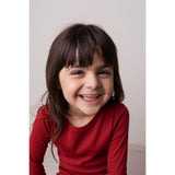 MarMar Modal Hibiscus Red Plain Blouse