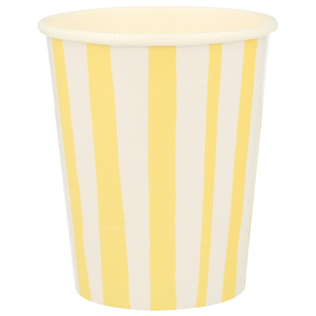 Meri Meri Stripe Yellow Cups 8 stk