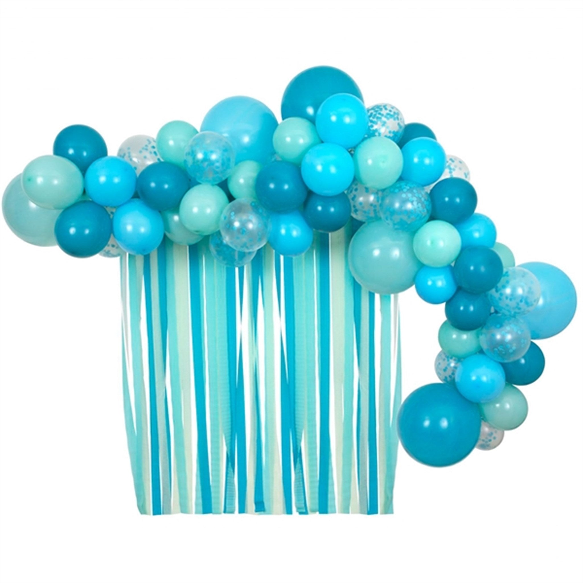 Meri Meri Mermaid Balloons and Streamer Set Blue