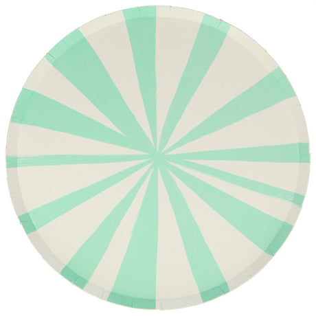 Meri Meri Stripe Mint Plates Small