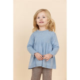 Copenhagen Colors Dusty Blue Merino Blouse Pointelle 4