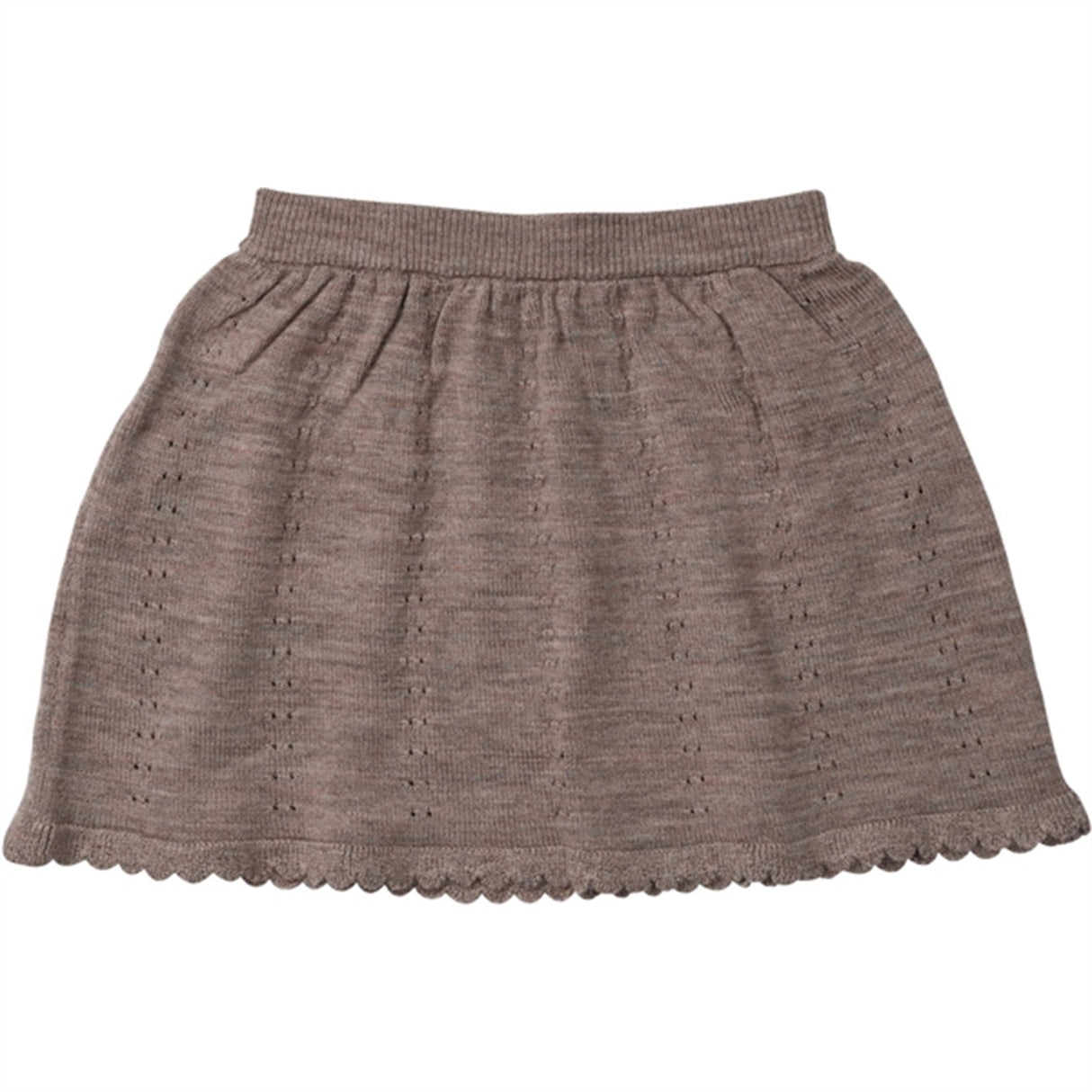 Copenhagen Colors Natural Melange Merino Knitted Skirt