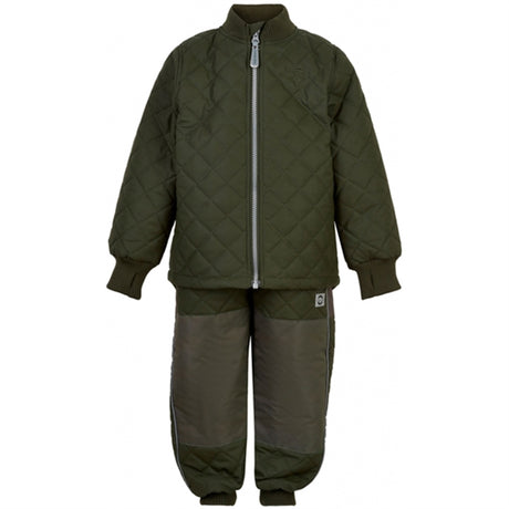 Mikk-Line Thermo Set Duvet w. Fleece Forest Night