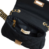 Milledeux Medium Velvet Bag Black 4