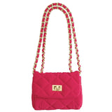 Milledeux Small Velvet Bag Azalea Pink 2