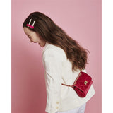 Milledeux Small Velvet Bag Azalea Pink 5