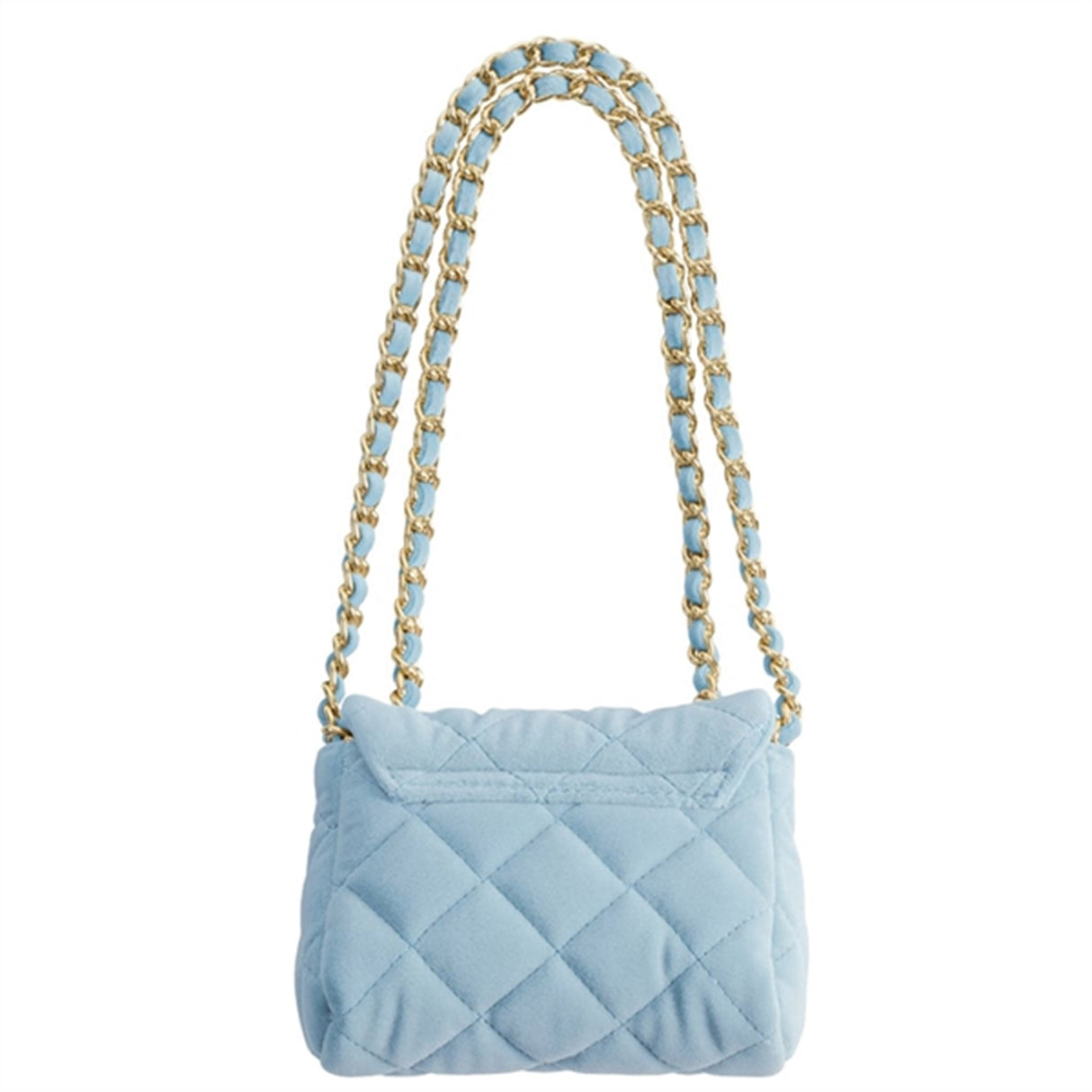 Milledeux Small Velvet Bag Light Blue 2