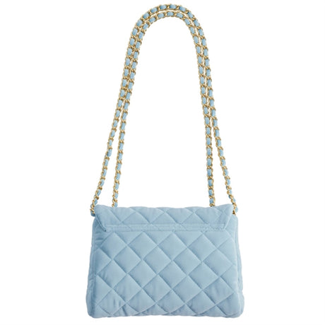 Milledeux Medium Velvet Bag Light Blue 2