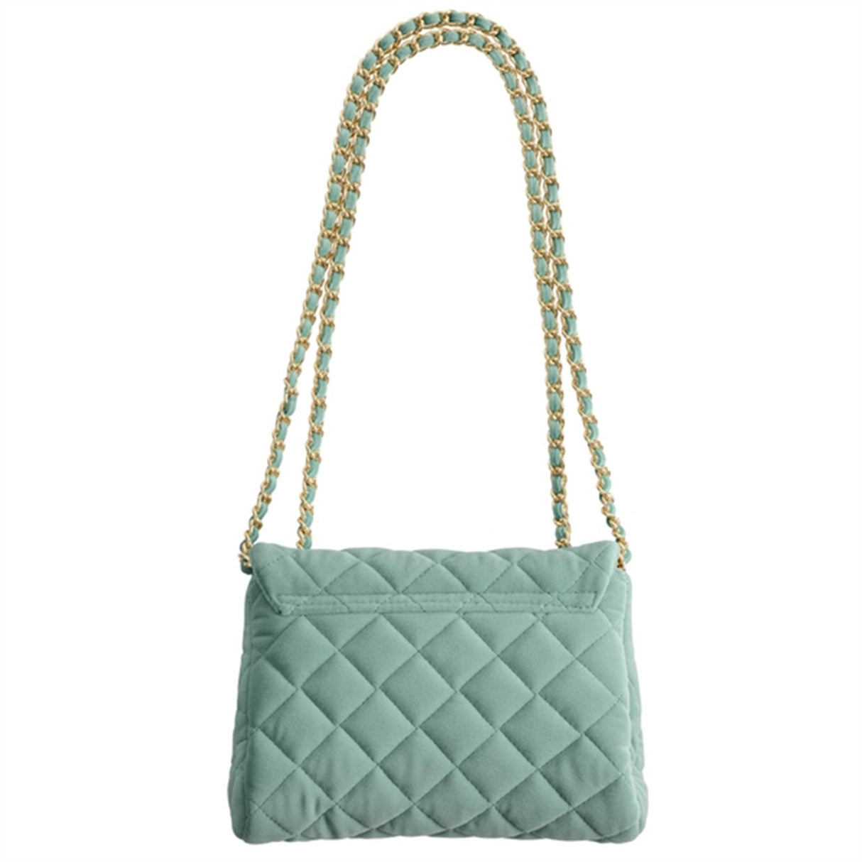 Milledeux Medium Velvet Bag Nile Blue 2